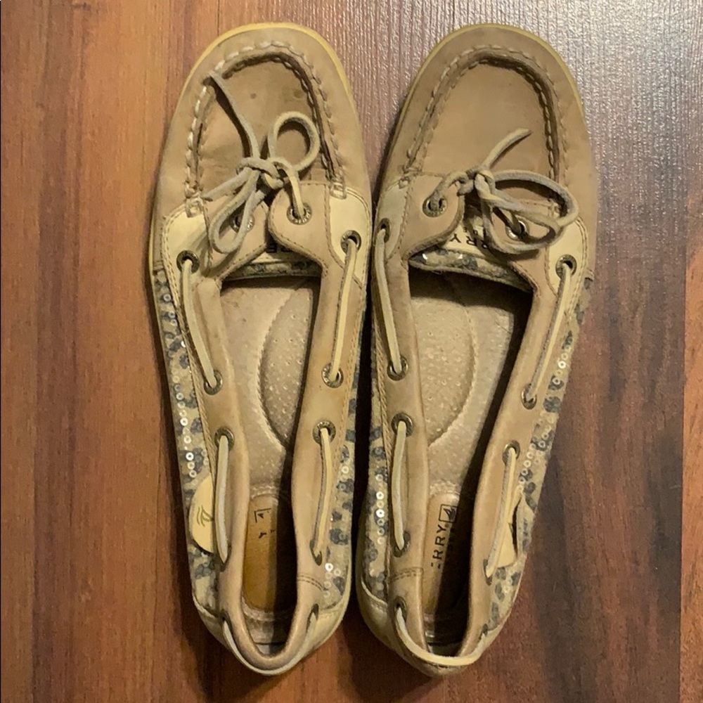 Leopard Sperry Boatshoes